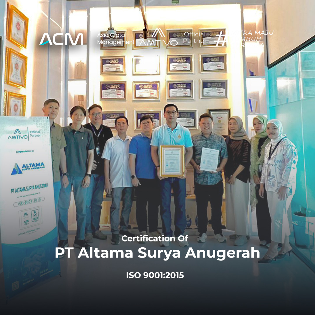Penyerahan Sertifikat PT Altama Surya Anugerah